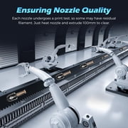 FLASHFORGE Adventurer 5M Pro Nozzle, 0.4mm 280℃ High Flow 32mm³/s Nozzle,3s Quick-Detachable Nozzle