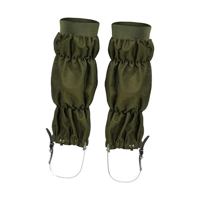 Cubierta de pierna portátil para mujer, resistente al viento, cálida, a prueba de arena, para botas de nieve, para caminar al aire libre,