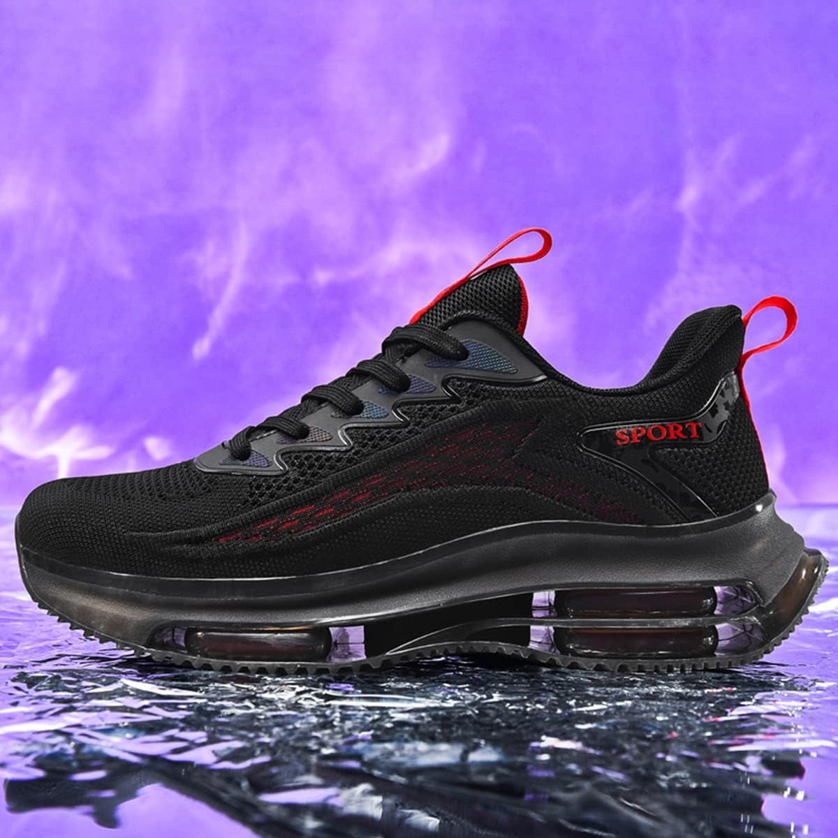 Double Air Cushion Casual Breathable Sneakers, Orthopedic Shoes for Men
