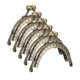 thumbnail image 1 of Metal Monedero Marcos - 2.56 5uds Beso Bloqueo Broche Marco Arco Relieve Embrague Marco Asas para Monedas Monedero Costura Bolso Fabricación Bricolaje Artesanía, Bronce, 1 of 6