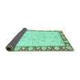 thumbnail image 2 of Ahgly Company Indoor Rectangle Oriental Turquoise Blue Traditional Area Rugs, 8' x 10', 2 of 4