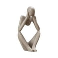 thumbnail image 4 of Modern Resin Figurine Desktop Ornament for Home Décor Sculpture Ideal for Living Room and Bedroom Inspiring Focus and Thoughtful Design, 4 of 6