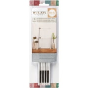 Ruler Studio Folded Rulers 9"-White, Pk 1, We R Memory Keepers