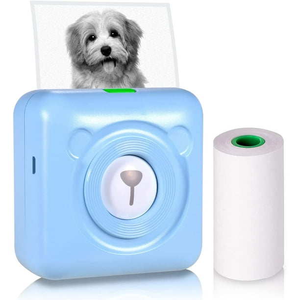 Portable Mini Printer, 203DPI Portable Printer Wireless BT Mobile