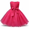 thumbnail image 2 of AAMILIFE Robe Fleur Princesse Fille Tutu Mariage Anniversaire Fête Robe Enfant Costume Enfants, 2 of 3