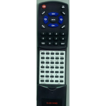 Replacement Remote for APEX RT8201801081L 8201801081L GT2015DV20 KDT1AC1 GT2715DV GT2015DV GT2515DV
