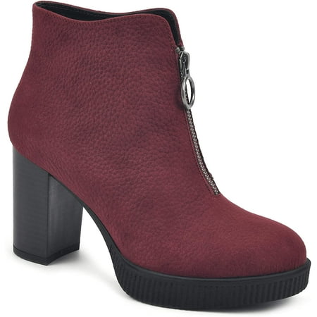 WHITE MOUNTAIN womens Thoughtful 7.5 Burgundy/Fabric