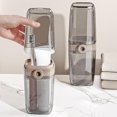 thumbnail image 5 of Travel Portable Toothbrush Cup Bathroom Toothpaste Holders Storage Case Box Cup, 5 of 5