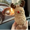 thumbnail image 2 of Brand New Peanut Reindeer 15CM Soft Plush Toys Christmas Gifts, 2 of 7