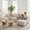 Beige, variant on Mjkone 116" U Shaped Modular Sectional Sofa, 6-Seats Convertible Sofa Bed Furniture, Sectional Couches for Living Room, Linen , Light Gray