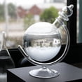thumbnail image 3 of Botella de Cristal Meteorológica, Tormenta de Viento de Cristal de Regalo para El Hogar, Oficina de Regalo de Decoración para decoración del Hogar Dormitorio de NaviDad, 3 of 7