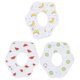 thumbnail image 2 of 3pcs Cotton Bandana Bibs Saliva Towels For Feeding And Daily Use With Snap Button Design Breathable Soft For Newborns And Boy Girl, 2 of 3