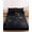 Charcoal, Gold, variant on King Size Fitted Sheet Set - Dried Flowers 3 Piece Bedding Sets 16" Deep Pocket Fitted Sheet with 2 Pillowcases, Abstract Black Vintage Rustic Floral Brushed Microfiber Hotel Luxury Bed Sheets