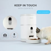 Instachew Purechew Smart Automatic Pet Feeder, Food Dispenser for Cats and Dogs, Smart Portion Control, Programmable Treat Dispenser with HD Camera, Portion Control