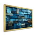 thumbnail image 2 of Designart "Earth Element Stones Mosaic in Boho Style III" Geometric Framed Wall Art Decor - Bohemian Gold Boho Mosaic Hallway Framed Wall Art Decor, 2 of 6