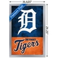 thumbnail image 3 of MLB Detroit Tigers - Logo 18 Wall Poster, 14.725" x 22.375", Framed, 3 of 5