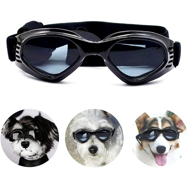 Dog sunglasses, adjustable strap for UV sunglasses, waterproof protection  for small and medium-sized dogs 