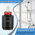 thumbnail image 2 of GUYUTING 40PHF 2 Shower Faucet Cartridge Glacier Bay Dominion Tuscany Aquasource Easy Install Long Life High Temperature Resistance, 2 of 8
