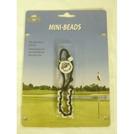 On Course Mini Beads Slotted Shot Counter (Red/White/Blue) Score Keeper Golf (100 Best Golf Courses)