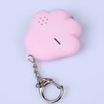 thumbnail image 4 of un Porte-cls De Voiture Rose, Un Porte-cls Griffes De Chat De Dessin Anim Led Mettent Un Son, 4 of 5