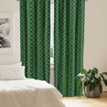 thumbnail image 2 of Ambesonne Vintage Window Curtains, Colorful Leaves Floral Plot, Each 28" W x 63" L, Forest Green and Orange, 2 of 4