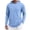 Light Blue, variant on Bovxnpu Mens Long Sleeve Shirts Casual T Shirts Pullover Hooded Quickly Dry Soft Pullover Tops