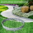 thumbnail image 4 of FRTDNE 20Pcs Garden Edging Border Landscape Edging Border,16ft Plastic Garden Edging Stone Look Border for DIY Outdoor Yard Landscaping Flower Bed and Grass,Gray, 4 of 5