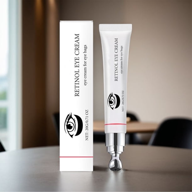 Fiudx Crema de Retinol, Bálsamo Antiarrugas para Contorno de Ojos, Barra Hidratante de Retinol, Crema Correctora de Ojeras, Antiedad, para Todo Tipo de Piel, Formato Viaje de 20 G
