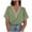 Army Green, variant on tklpehg Womens Blouses V-Neck Crochet Lace Trim Patchwork Shirts Short Sleeve Tee Shirt Vintage Solid Color Summer Going Out Tops Lightweight Loose Blouses Casual Tshirt (Army Green,XL)