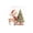 C002- Red, variant on Winter Decorations for Home, 15 X 15 Inch Red Christmas Static Cling Sticker, Santa and Reindeer Xmas Window Decor, Indoor Holiday Party Decor, No Residue Pvc Decal Suitable for