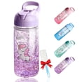 thumbnail image 1 of Botella de Agua OOTD Unicornio con Pajita y Cerradura para Niñas, 1 of 8