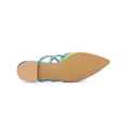 thumbnail image 6 of BLISSFUL STEP Women's Glitter Pointy Toe Flats Mules, 6 of 8