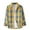#17, variant on Pisexur Mens Plaid Shacket Jacket Fashion Flannel Plaid Shirts Casual Loose Oversized Sweatshirt Pullover Tops Lapel Button Down Formal Business Dress Shirts M-3XL