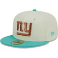 thumbnail image 3 of Men's New Era Cream/Mint New York Giants City Icon 59FIFTY Fitted Hat, 3 of 6
