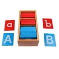 thumbnail image 2 of Juguete Montessori de madera BLESIY Material Toy Letter A-Z Alfabetos Tablero + Matemáticas Materiales Escaleras Juguetes De Aprendizaje, 2 of 8