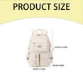 thumbnail image 3 of 17" Carry-On Laptop Backpack, College & Travel Daypack, 17.72" Travel Backpack, Flight Approved, Multi-Pocket, With Luggage Strap, Meiiso, 3 of 9