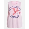thumbnail image 5 of Americana Women's Hot Cowgirl Summer Graphic Muscle Tank Top from Way to Celebrate, Sizes S-XXXL, 5 of 5