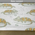 thumbnail image 6 of Ambesonne Colorful Place Mats Set of 4, Wild Chameleon Lizard, Standard Size, Multicolor, 6 of 6