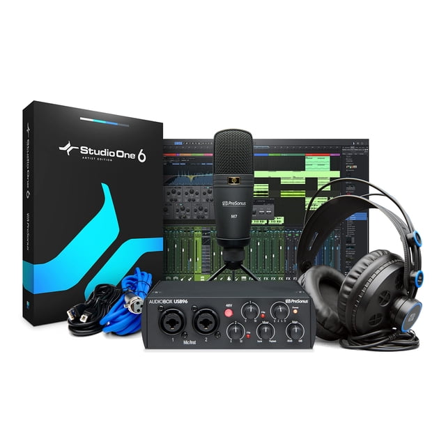 Paquete de grabación PreSonus AudioBox 96 para el 25 aniversario