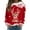 Red, variant on Fiaer Crewneck Sweatshirts Womens Christmas Deer Graphic Funny Xmas Plus Size Baggy Trendy Long Sleeve Pullover Tops Red XL