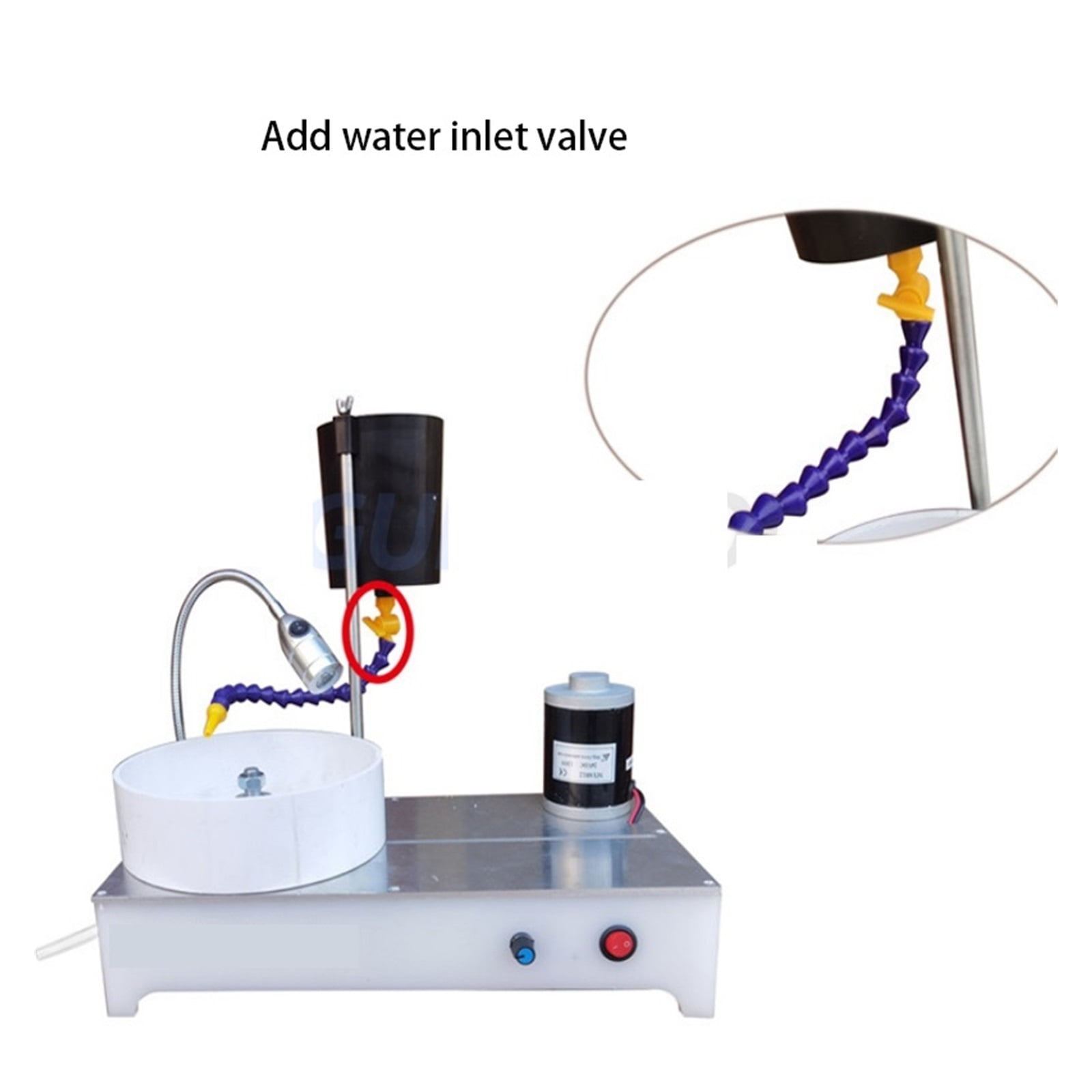 Precision Jewelry Stone Polishing Machine Molding Machine Gem Faceting Machine DC Stepless Speed Gem Angle Grinder