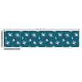 thumbnail image 2 of Spring Fabric by the Yard, Illustration of Flowers and Leaves Romantic Scattered Floral Budding Scene, Decorative Upholstery Fabric for Chairs & Home Accents, Petrol Blue and Pink by Ambesonne, 2 of 4