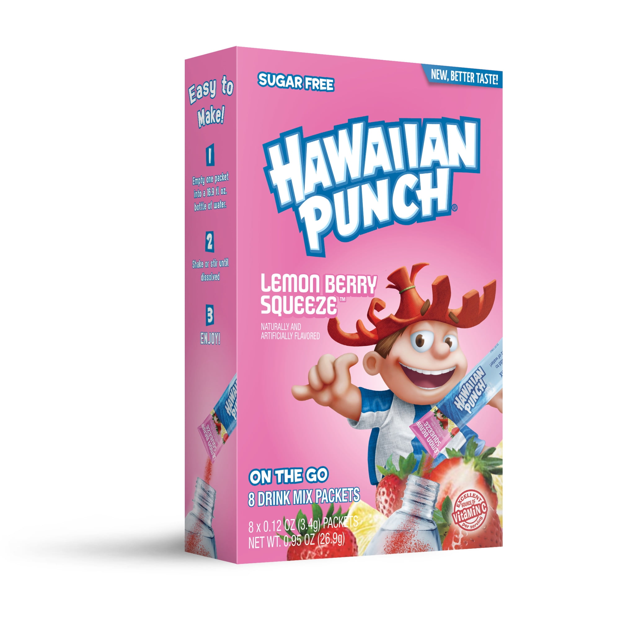Hawaiian Punch Powder Drink Mix, Lemon Berry Squeeze - Walmart.com