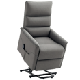 thumbnail image 1 of CoSoTower Lift Chair for Elderly, Power Chair Recliner with Remote Control, Side Pockets for Living Room, Dark Grey, 1 of 7