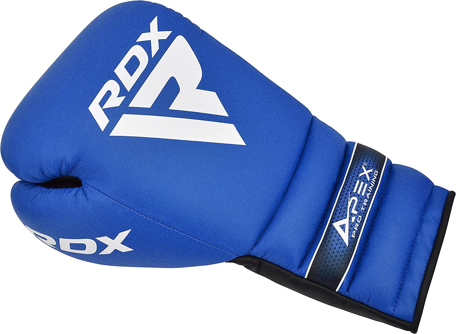 RDX Professional Boxing Fight Gloves, APEX Lace-Up Competition Fighter Gloves, Super Skin Maya Hide Leather, Padded Wrist Support, Multi-Layered, Traditional Extra Long Laces for Firm Secure Fit
