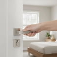 thumbnail image 2 of Cerradura Manija Lisboa Tover 132 Inoxidable Entrada Recamara Chapa Casa Seguridad, 2 of 2