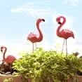 thumbnail image 4 of Inserción de animales en maceta de flamenco, adornos creativos de resina, adornos de jardín y granja, adornos de escritorio, regalos, adornos de coche, 4 of 5