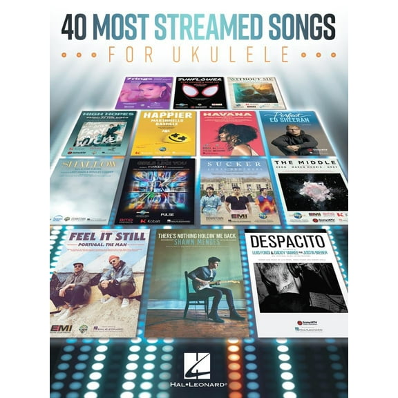 Hal Leonard 40 Most Streamed Songs for Ukulele