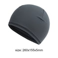 thumbnail image 3 of Ciclismo Skull Cap Casco de bicicleta Anti-UV Running Quick Dry Hat (gris oscuro), 3 of 4