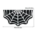thumbnail image 3 of Non-Slip Halloween Bath Mat - Absorbent Polyester Rug Skid-Proof Shower Floor Mat Gothic Bat Print Bathroom Decor Waterproof(B), 3 of 8